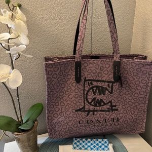 Super RARE COACH style 75585 Tote 42 with Rexy by Guang Yu